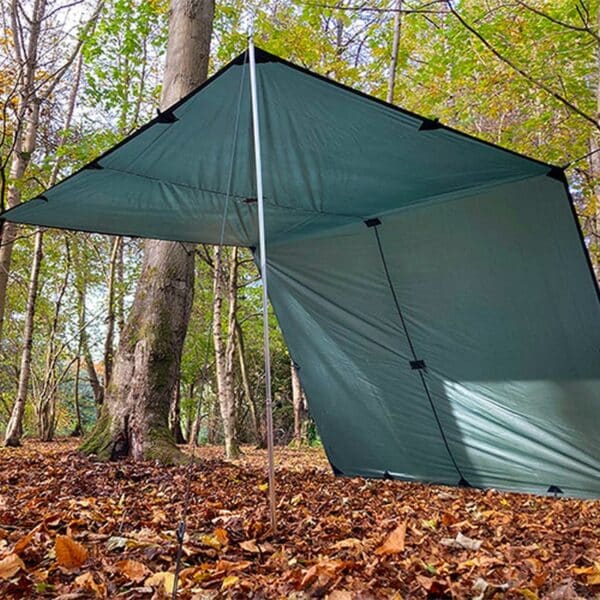 DD Hammocks Tarp XL 4.5 x 3.0 meter - GRØN