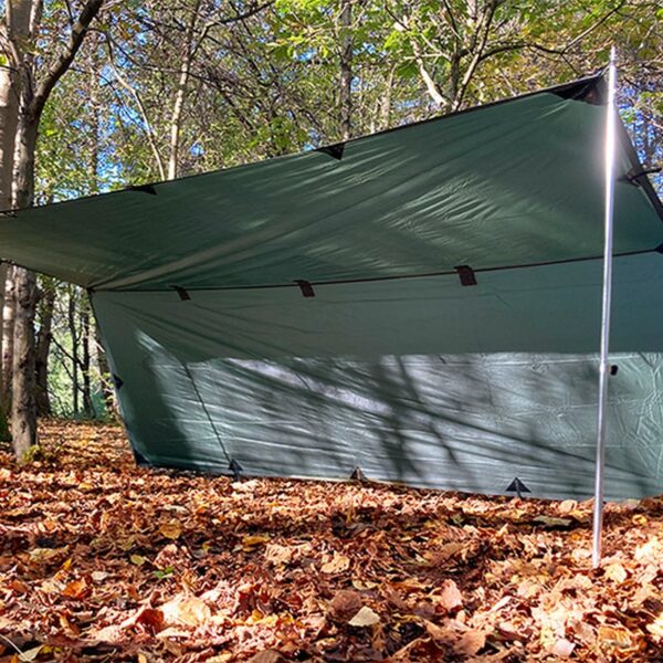 DD Hammocks Tarp M - 3,5 x 2,4 meter - GRØN