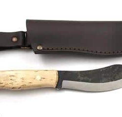 BRISA Nessmuk 125 - Bredbladet kniv med blad af carbonstål