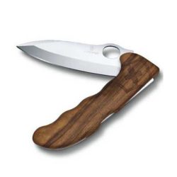 Victorinox Hunter Pro M Wood - Foldekniv med army grønt etui