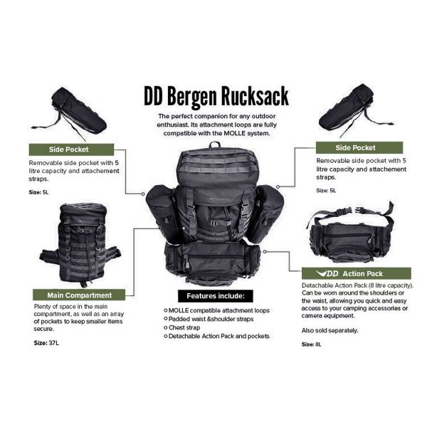 DD Bergen Rucksack 55 L