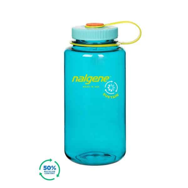 Nalgene Wide Mouth Sustain - 1 liter - CERULEAN