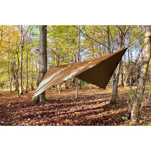 DD Hammocks Tarp 3.5 x 3.5 meter - BRUN