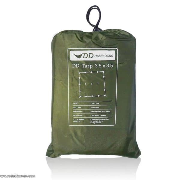 DD Hammocks Tarp 3.5 x 3.5 meter - Forest Green