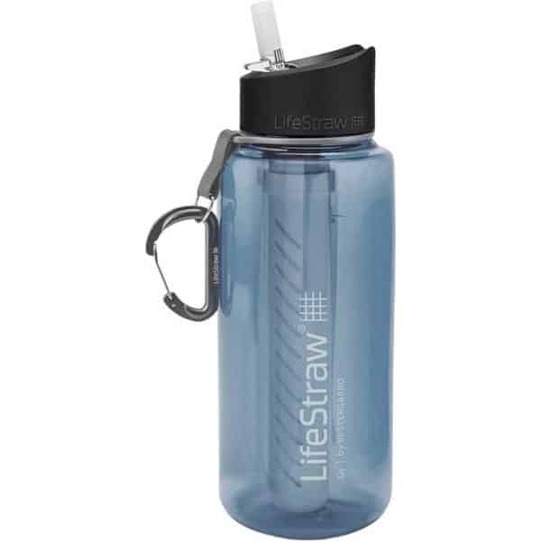 LifeStraw Go Vandflaske med filter - 1 liter moody blue