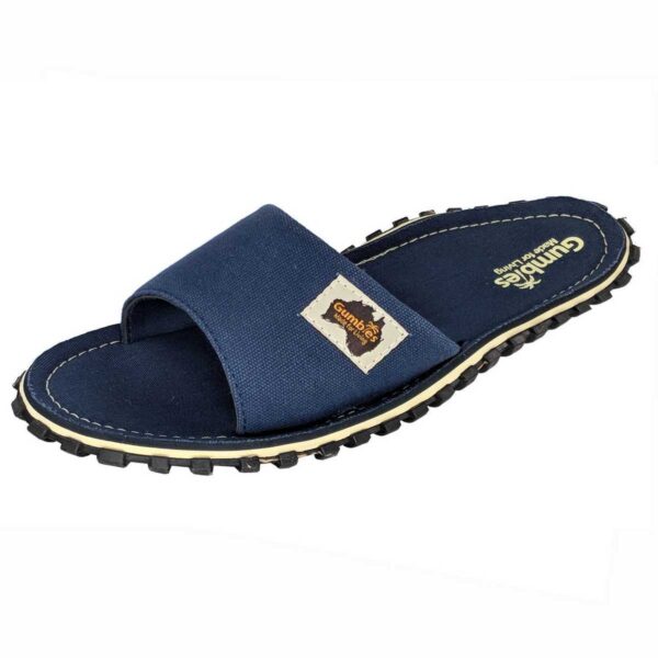 Gumbies Islander Kanvas Slide - Navy