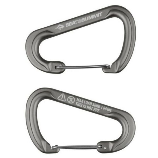 Sea to Summit Accessory Carabiner Large Titanium 2pak